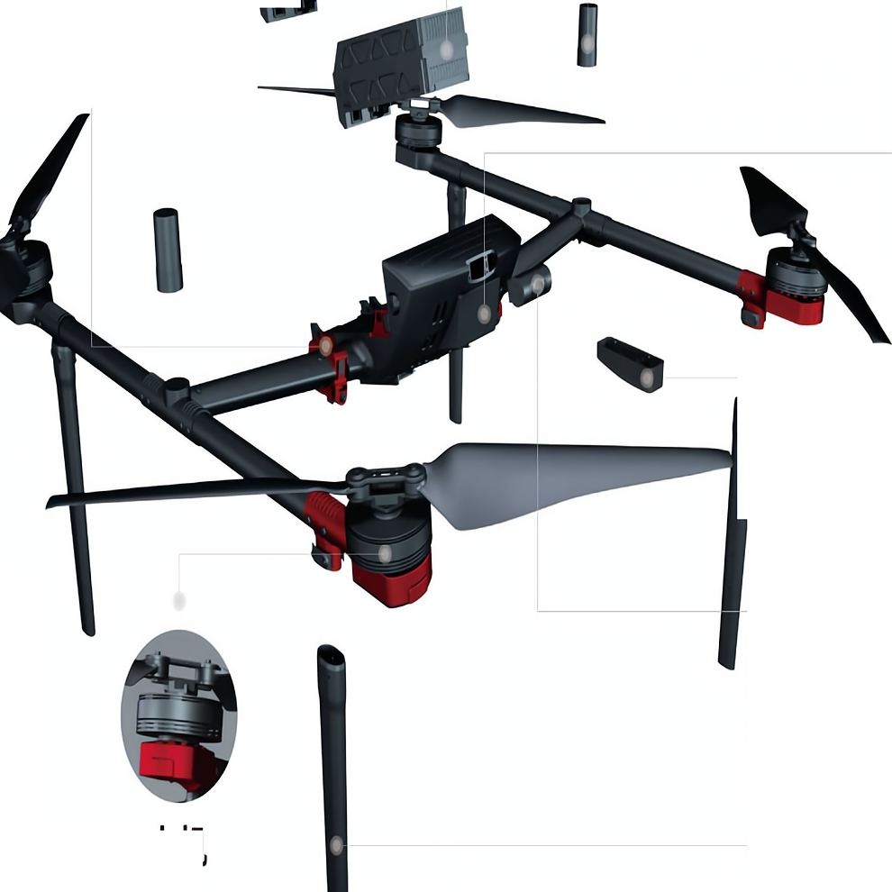 D500 Is  High-performance Multi-rotor Unmanned Aerial Vehicle System Hhat meets The Needs Of Multiple Industries