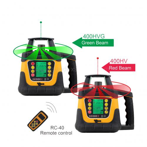 Rotary Laser Level with Dual axis grade settings LCD Display for Land & Construction Leveling Measurement